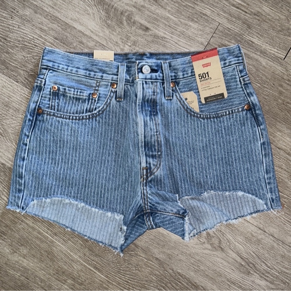 Levi’s striped shorts